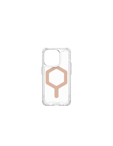 Urban Armor Gear Plyo Magsafe funda para teléfono móvil 15,5 cm (6.1") Oro rosa, Transparente