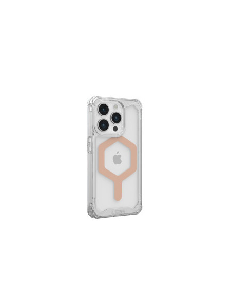 Urban Armor Gear Plyo Magsafe funda para teléfono móvil 15,5 cm (6.1") Oro rosa, Transparente