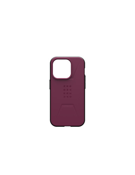 Urban Armor Gear Civilian Magsafe funda para teléfono móvil 15,5 cm (6.1") Burdeos