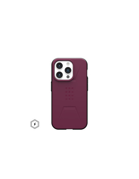 Urban Armor Gear Civilian Magsafe funda para teléfono móvil 15,5 cm (6.1") Burdeos