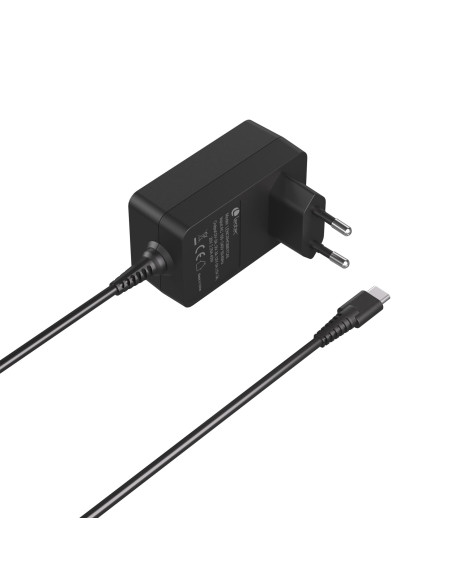 Leotec LENCSHOMETC45 cargador de dispositivo móvil Universal Negro Corriente alterna Carga rápida Interior