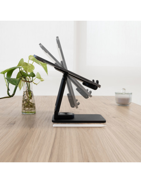 TooQ Soporte de Sobremesa Ajustable para Móvil o Tablet de hasta 12,9”