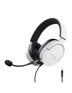 Trust GXT 489W FAYZO Auriculares Alámbrico Diadema Juego Negro, Blanco