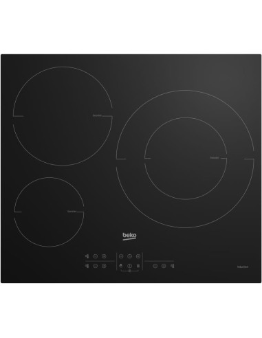 Beko HII63205MT hobs Negro Integrado 58 cm Con placa de inducción 3 zona(s)