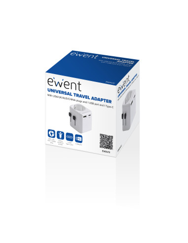 Ewent EW1472 cargador de dispositivo móvil Blanco