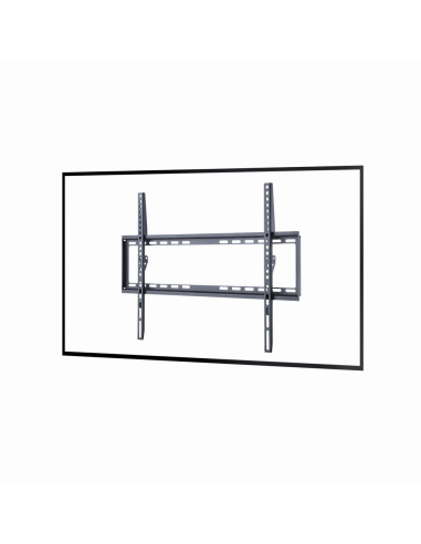 Gembird WM-70F-03 soporte para TV 177,8 cm (70") Negro