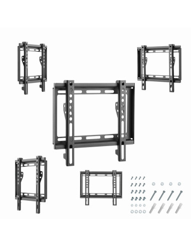 Gembird WM-42F-04 soporte para TV 106,7 cm (42") Negro