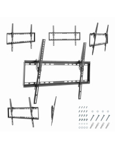 Gembird WM-70T-03 soporte para TV 177,8 cm (70") Negro