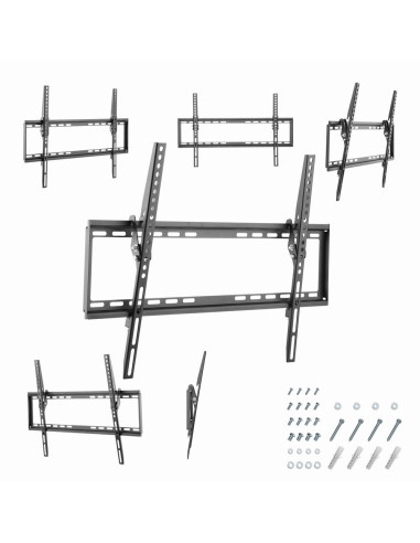 Gembird WM-70T-03 soporte para TV 177,8 cm (70") Negro