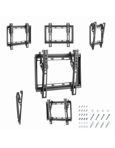 Gembird WM-42T-04 soporte para TV 106,7 cm (42") Negro