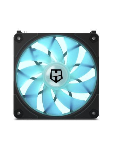 NOX Hummer NXHUMMERELINKBK sistema de refrigeración para ordenador Carcasa del ordenador Ventilador 12 cm Negro 1 pieza(s)