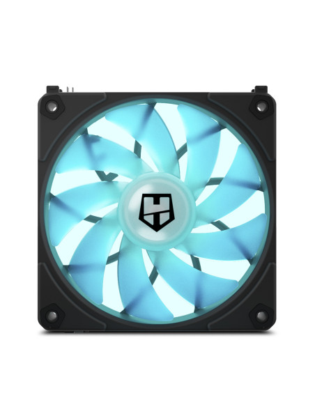 NOX Hummer NXHUMMERELINKBK sistema de refrigeración para ordenador Carcasa del ordenador Ventilador 12 cm Negro 1 pieza(s)