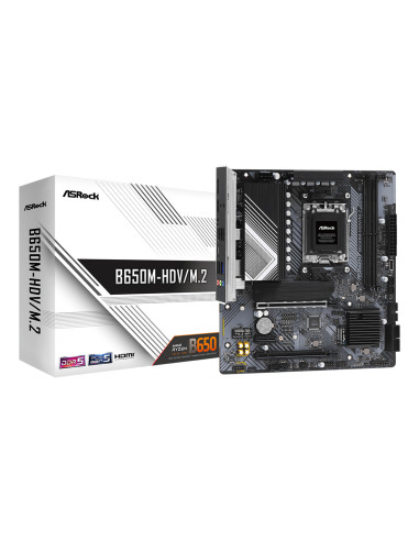 Asrock B650M-HDV M.2 AMD B650 Zócalo AM5 micro ATX