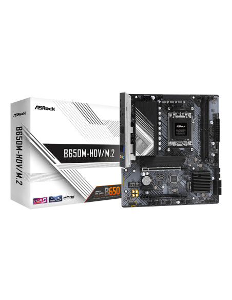 Asrock B650M-HDV M.2 AMD B650 Zócalo AM5 micro ATX