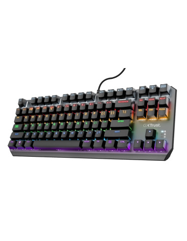 Trust GXT 834 CALLAZ teclado Juego USB QWERTY Negro