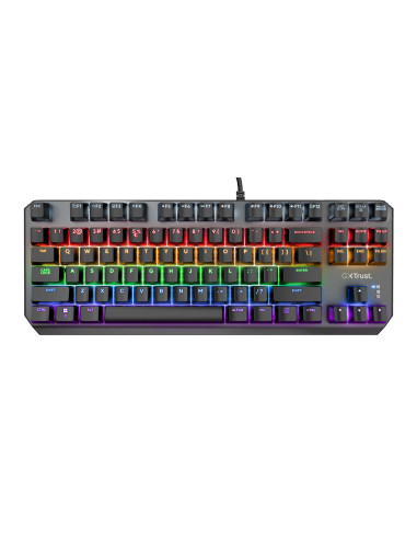 Trust GXT 834 CALLAZ teclado Juego USB QWERTY Negro
