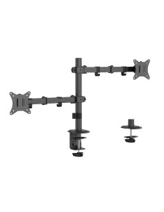Gembird MA-D2-03 soporte para monitor 81,3 cm (32") Escritorio Negro