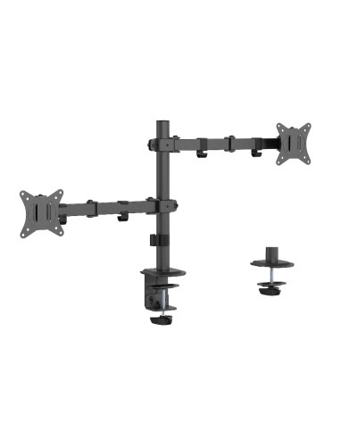 Gembird MA-D2-03 soporte para monitor 81,3 cm (32") Escritorio Negro