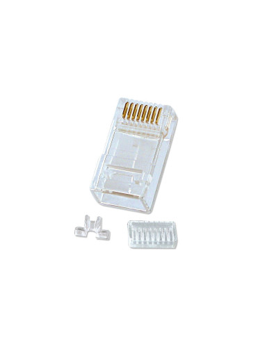 Lindy 62430 conector RJ-45 8-pin cat.6 Transparente