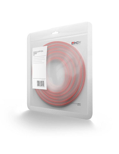 Lindy 48181 cable de red Rojo 0,5 m Cat6 U UTP (UTP)