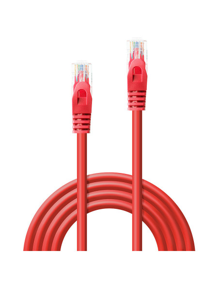 Lindy 48181 cable de red Rojo 0,5 m Cat6 U UTP (UTP)