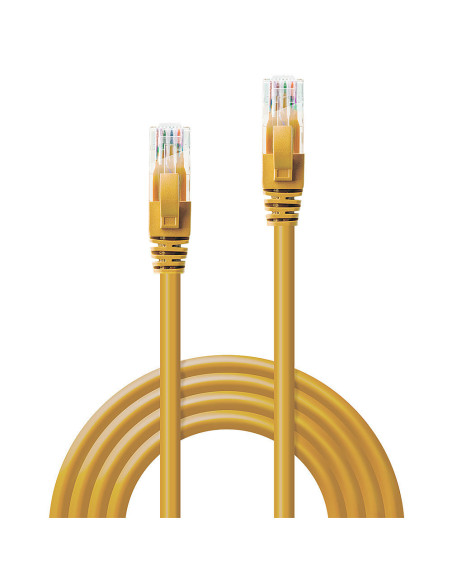 Lindy 48061 cable de red Amarillo 0,5 m Cat6 U UTP (UTP)