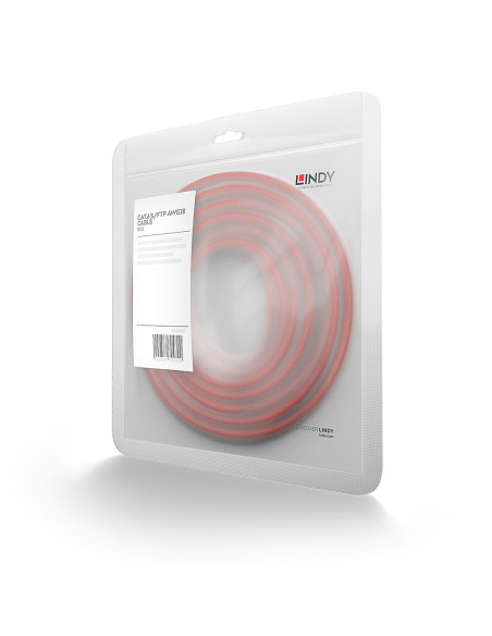 Lindy 47362 cable de red Rojo 1 m Cat6 S FTP (S-STP)