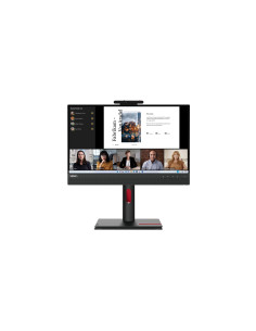 Lenovo ThinkCentre Tiny-In-One 22 Gen 5 pantalla para PC 54,6 cm (21.5") 1920 x 1080 Pixeles Full HD LED Pantalla táctil Negro