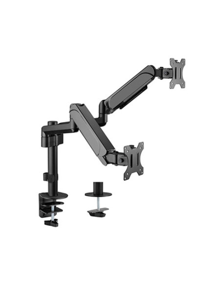 Gembird MA-DA2P-01 soporte para monitor 81,3 cm (32") Escritorio Negro