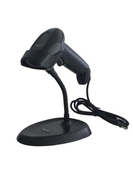 Approx APPLS11AS lector de código de barras Lector de códigos de barras portátil 1D Laser Negro