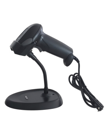 Approx APPLS11AS lector de código de barras Lector de códigos de barras portátil 1D Laser Negro