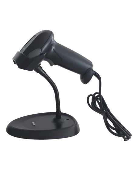 Approx APPLS11AS lector de código de barras Lector de códigos de barras portátil 1D Laser Negro