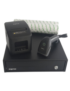 Approx appPOSPACK3380USB 203 x 203 DPI Alámbrico Térmica directa Impresora de recibos