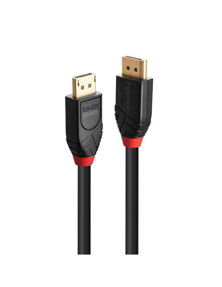 Lindy 41168 cable DisplayPort 7,5 m Negro