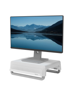 Fellowes 100016561 soporte para monitor Escritorio Gris, Blanco
