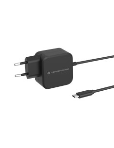 Conceptronic OZUL04BE cargador de dispositivo móvil Universal Negro Corriente alterna Interior 2