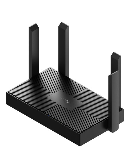 Cudy WR1500 router inalámbrico Gigabit Ethernet Doble banda (2,4 GHz   5 GHz) Negro