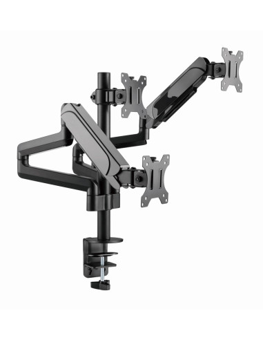 Gembird MA-DA3-01 soporte para monitor 68,6 cm (27") Escritorio Negro