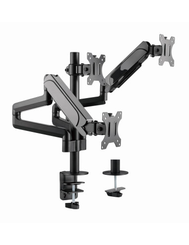Gembird MA-DA3-01 soporte para monitor 68,6 cm (27") Escritorio Negro