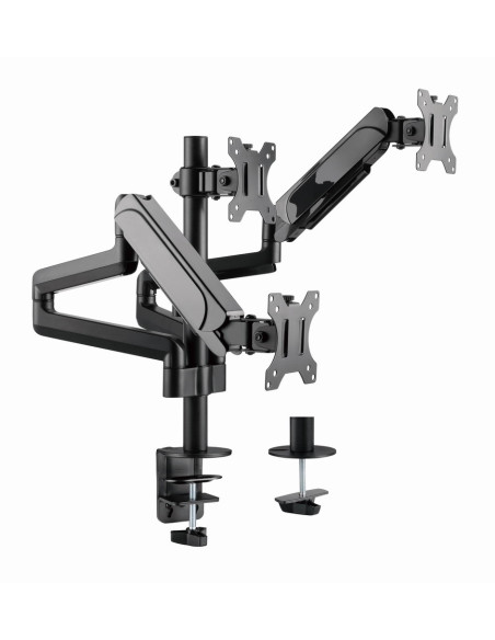 Gembird MA-DA3-01 soporte para monitor 68,6 cm (27") Escritorio Negro