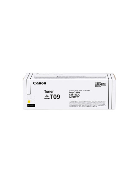 Canon TONER T09 Y cartucho de tóner 1 pieza(s) Original Amarillo