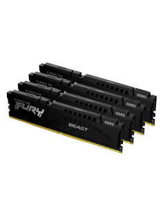 Kingston Technology FURY Beast 128GB 5200MT s DDR5 CL40 DIMM (Kit de 4) Black XMP