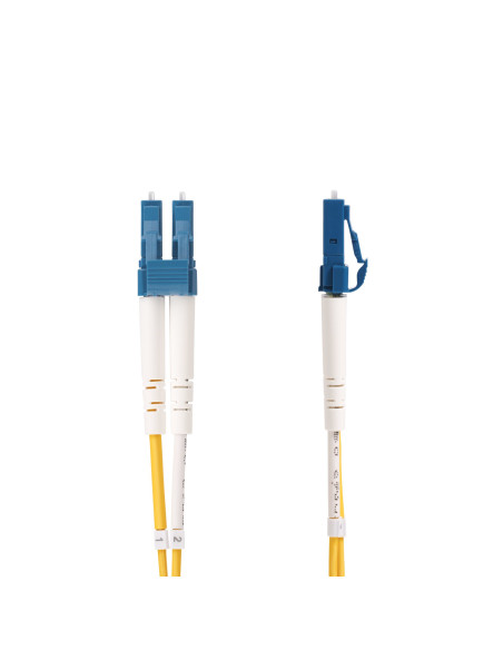 StarTech.com Cable de Fibra Óptica LC a SC (UPC) OS2 Monomodo 9 125µm 100G LSZH Dúplex de 3m - Low Insertion Loss - Resistente