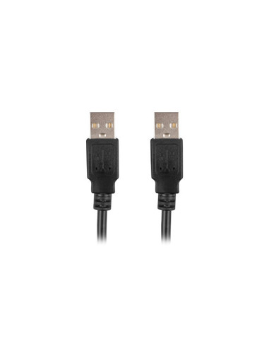 Lanberg CA-USBA-20CU-0010-BK cable USB USB 2.0 1 m Negro