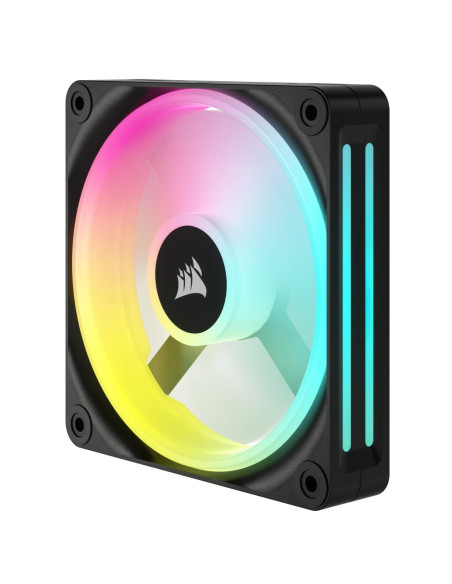 Corsair CUE LINK QX120 RGB Carcasa del ordenador Ventilador 12 cm Negro, Blanco 1 pieza(s)