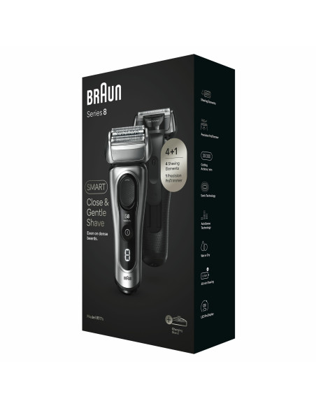 Braun Series 8 8517s Recortadora Plata