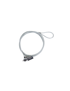 iggual Secure 4D cable antirrobo Plata 1,5 m
