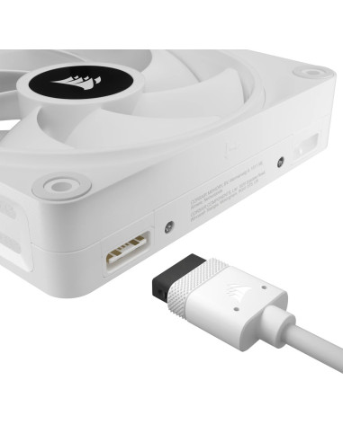 Corsair CO-9051005-WW sistema de refrigeración para ordenador Carcasa del ordenador Ventilador 12 cm Blanco 1 pieza(s)
