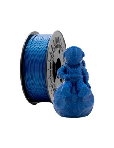 FILAMENTO 3D PLA GLITTER AZUL 1.75mm 1 Kgr