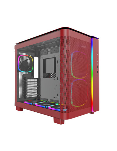 Montech KING 95 PRO Midi Tower Rojo
